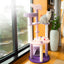 128cm Butterfly Plush Cat Condo Cat Tree