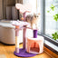 128cm Butterfly Plush Cat Condo Cat Tree