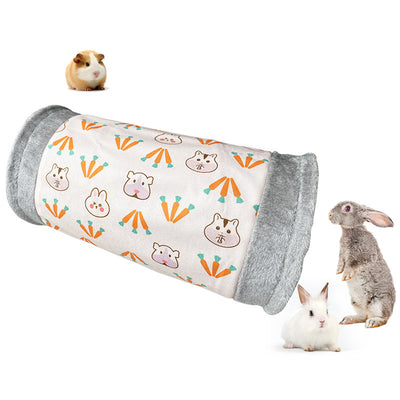 Plush Exercising Collapsible Training Tube Hiding Tent Cat Toys Rabbit Tunnel