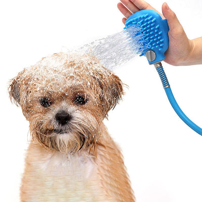 Pet Bath Tool Shower Head for Dogs with Brush