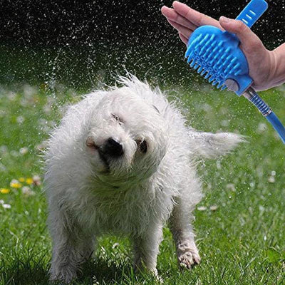 Pet Bath Tool Shower Head for Dogs with Brush