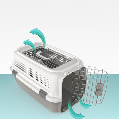 Medium Dog Cat Rabbit Crate Pet Kitten Carrier Parrot Cage