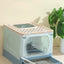 Large Foldable Cat Litter Box with Drawer Enclosed