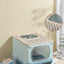 Large Foldable Cat Litter Box with Drawer Enclosed