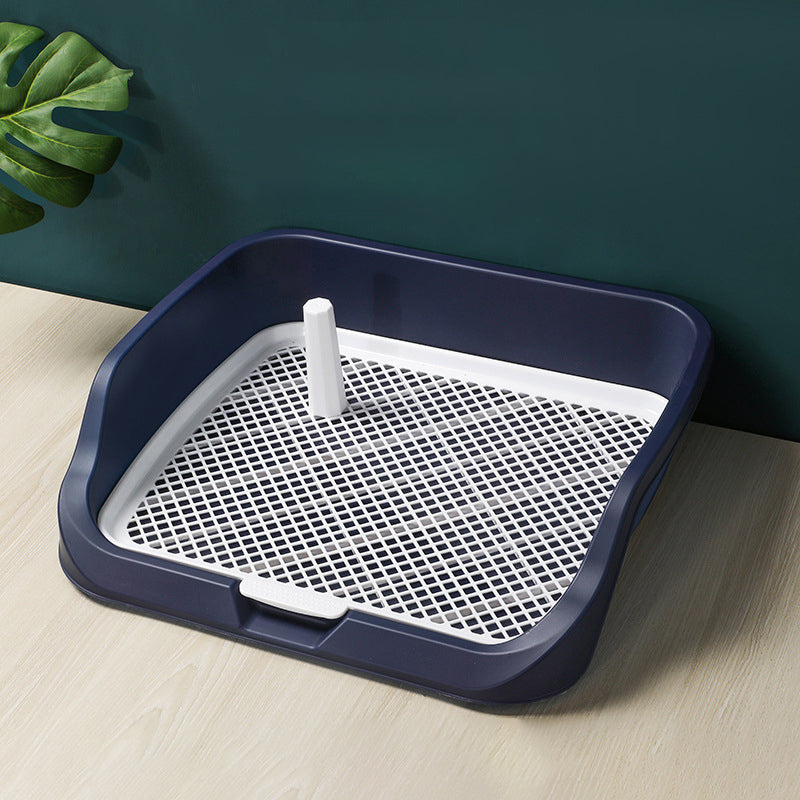 Dog Pet Potty Tray Training Toilet Raised Walls