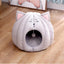 40cm Grey Kitty Cat Cave