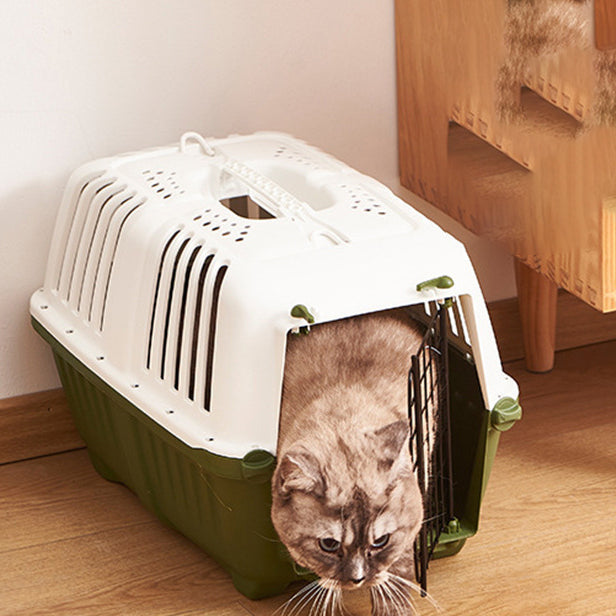 Medium Dog Cat Rabbit Crate - Pet Airline Carrier Cage