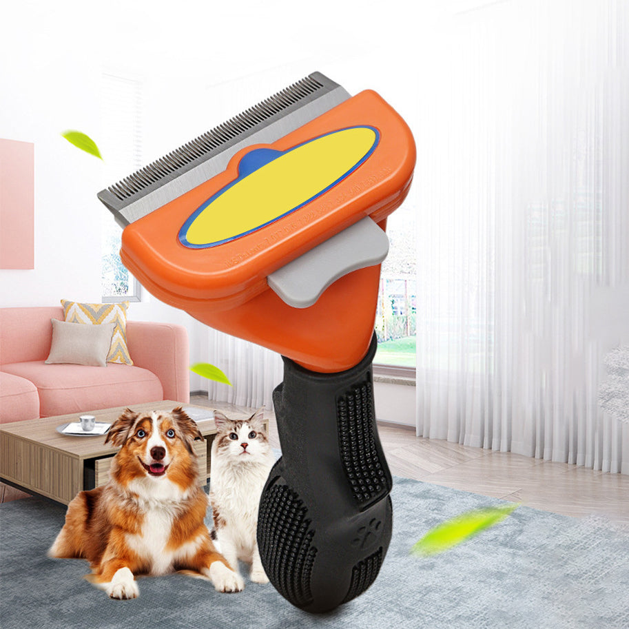 Pet Deshedding Tool Fur Eliminator for Dog