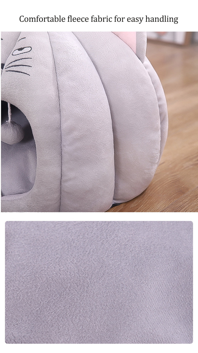 40cm Grey Kitty Cat Cave