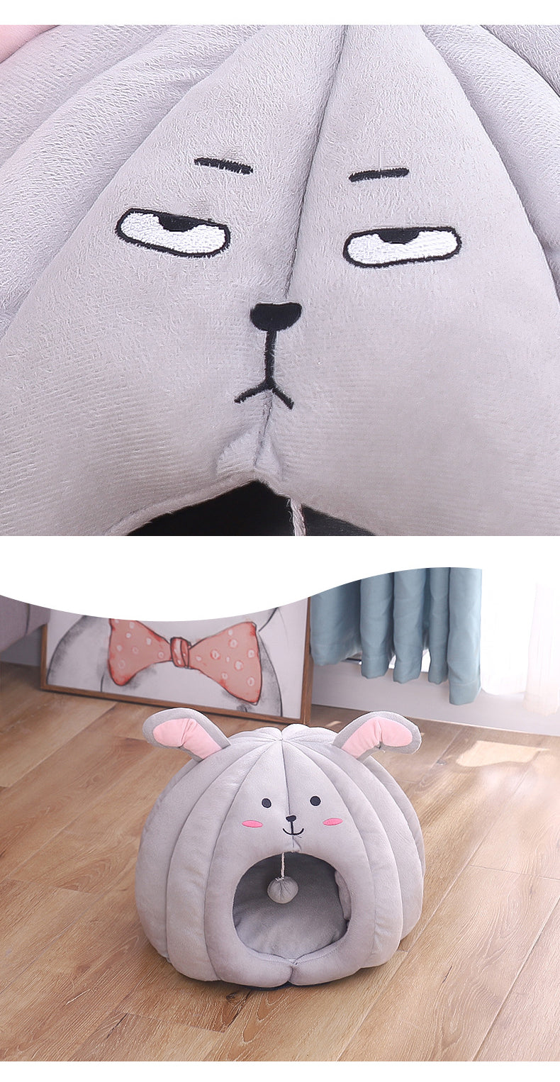 40cm Grey Kitty Cat Cave