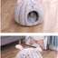 40cm Grey Kitty Cat Cave