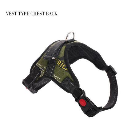 Dog Chain Explosion-Proof Breasted Strap For Walking Dog Leash